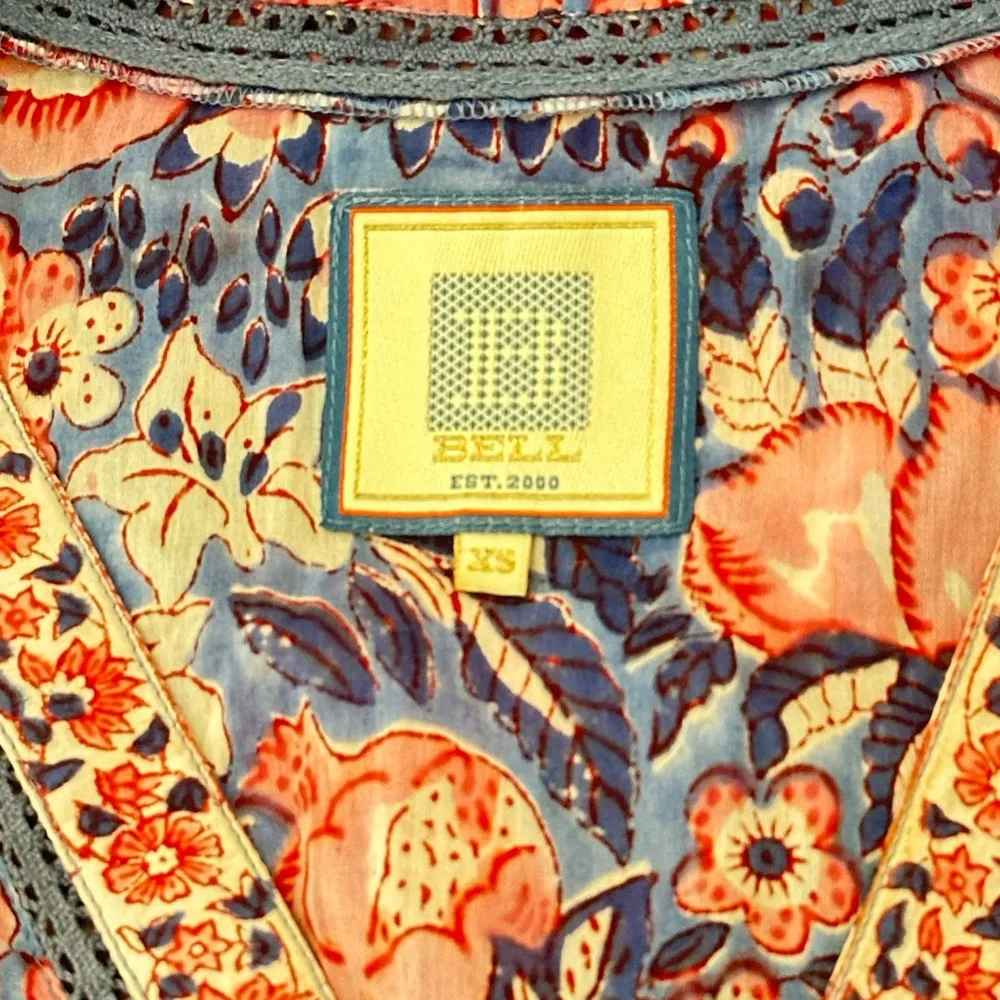 Alicia Bell silk cotton Annabelle Midi Dress- Cotton size XS - Picture 8 of 12